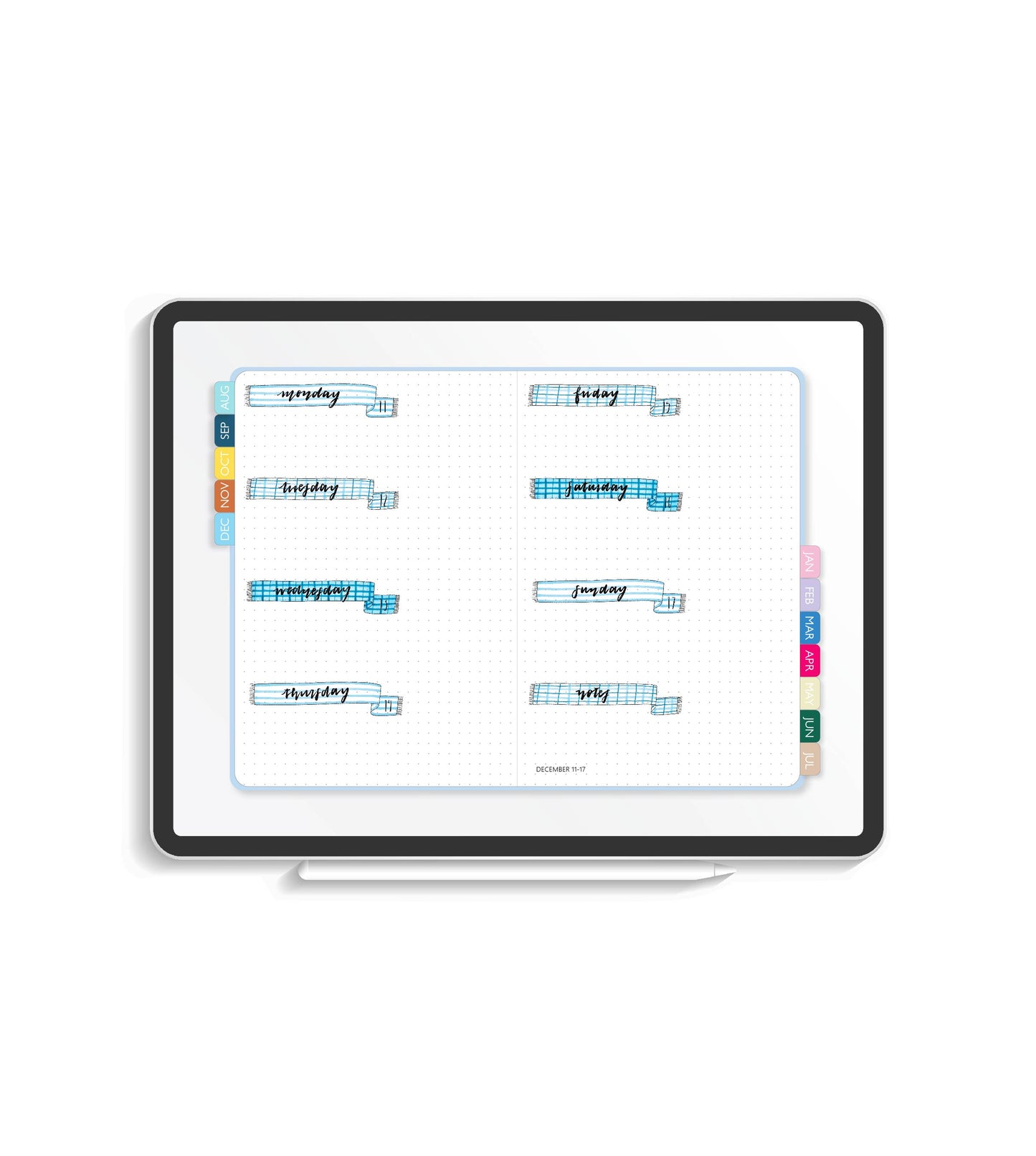 2023-24 Illustrated Digital Planner | Monthly & Weekly Volume IV