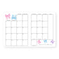2026 Monthly Planner Strawberries