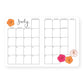 2026 Monthly Planner Strawberries