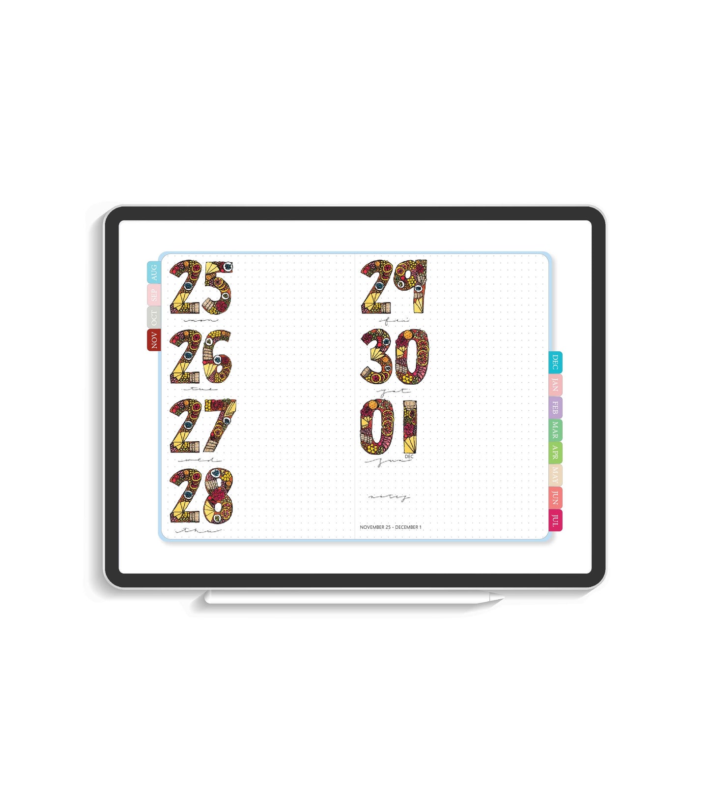 2025 Digital Illustrated Planner