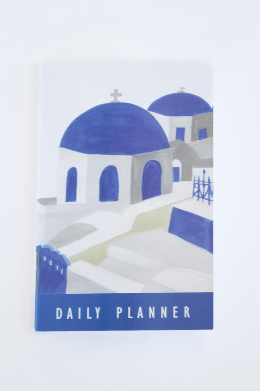 Santorini Undated Daily Planner