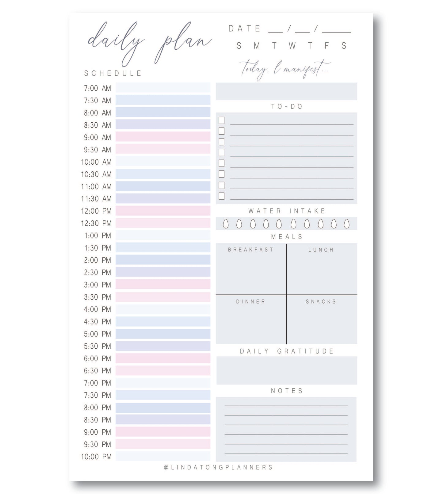 Baby Daily Planner Notepad