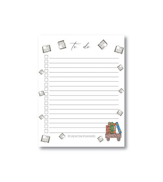Books To-Do List Notepad