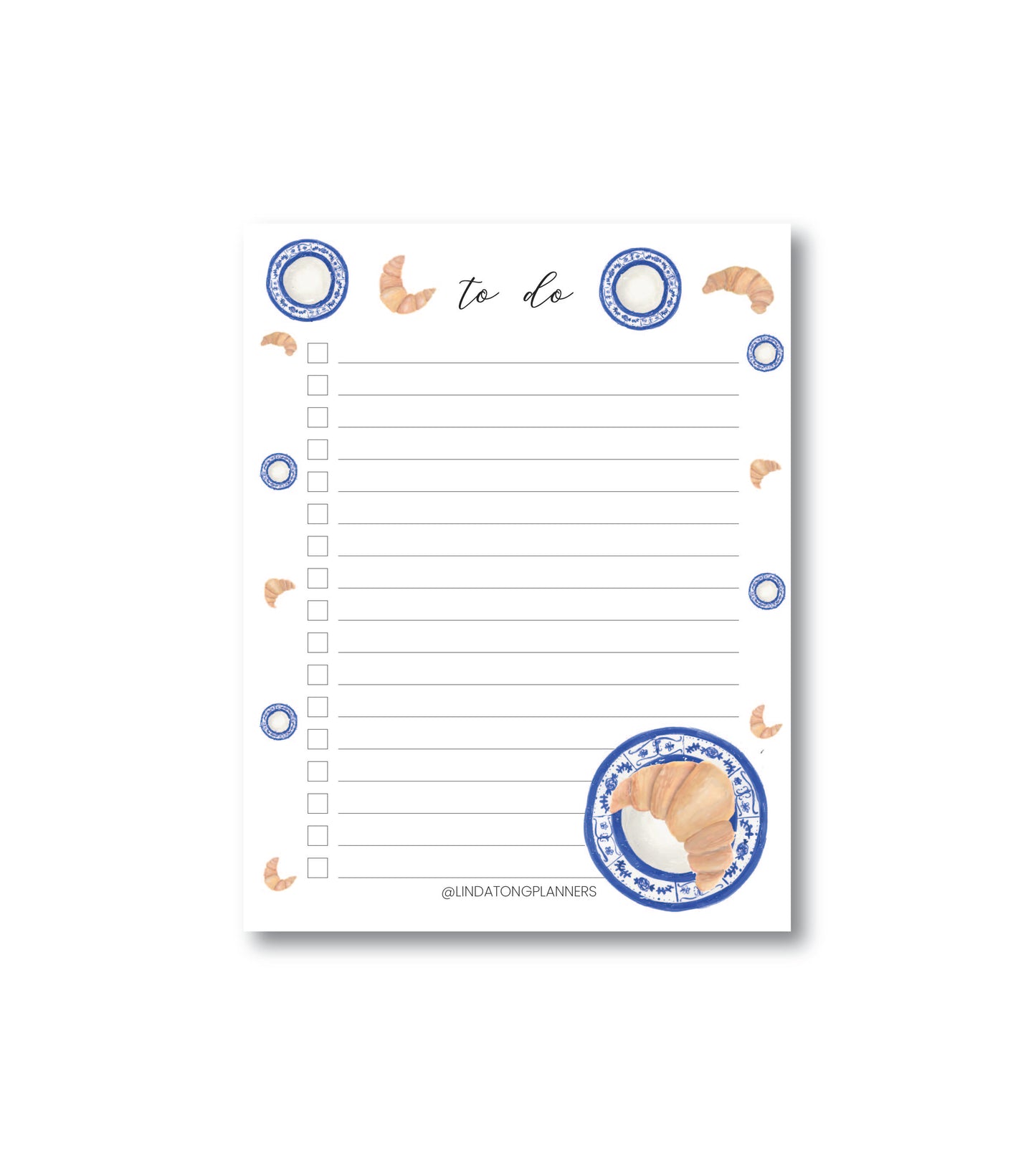 Croissants To-Do List Notepad