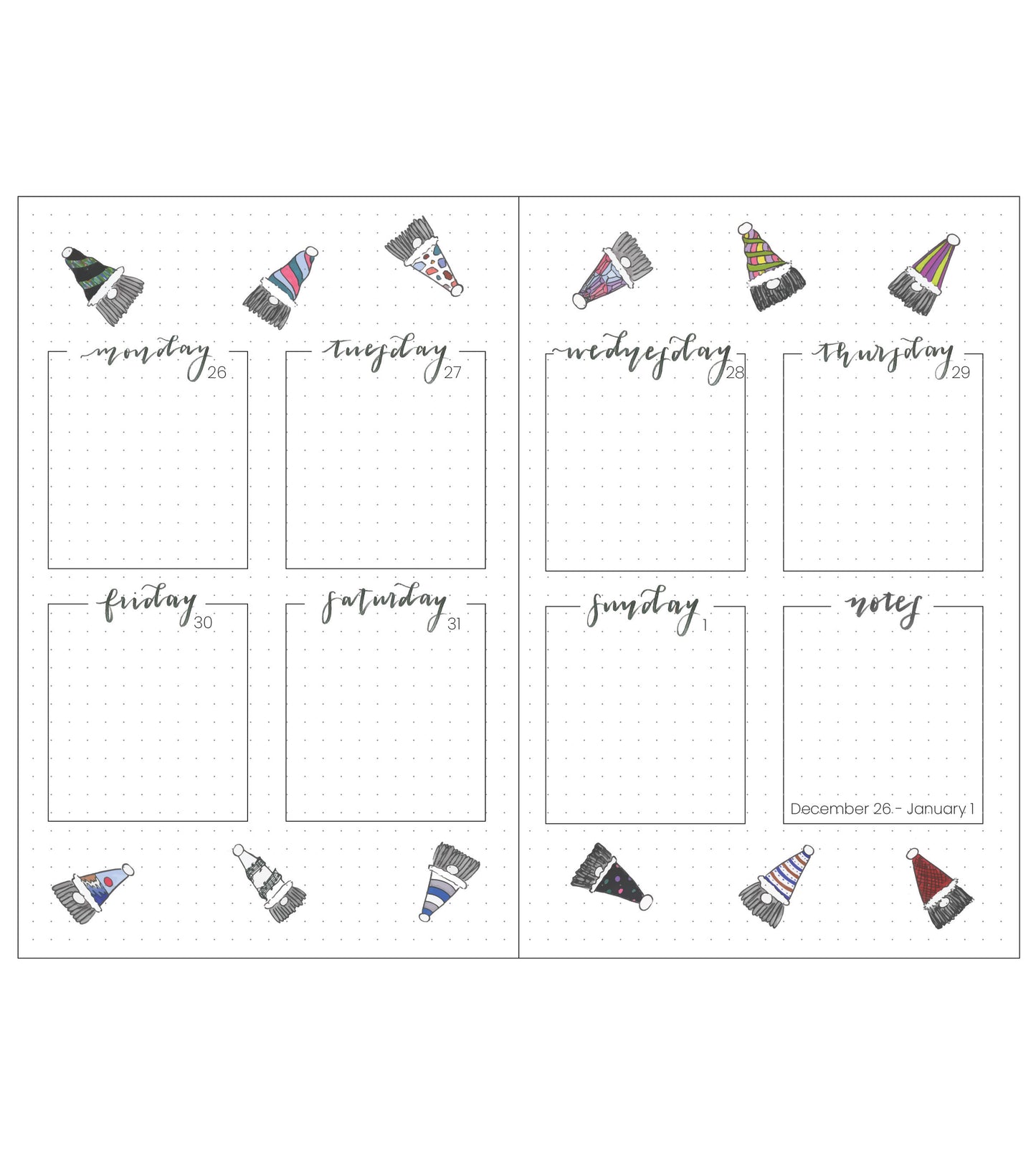 Printable Monthly/Weekly Academic Planner | Volume III