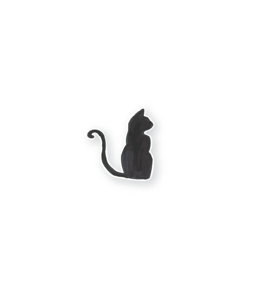 Frankie Black Cat Mini Sticker