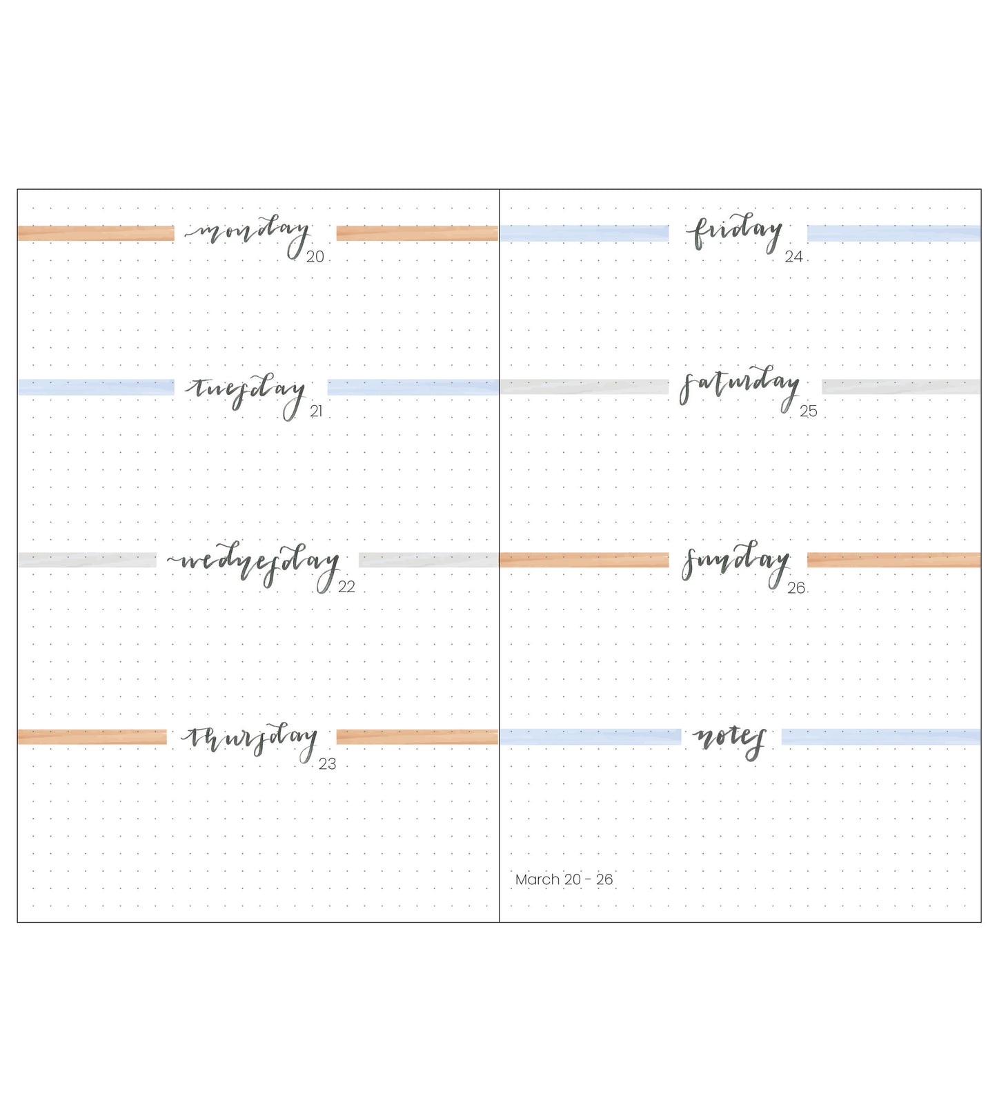 Printable Monthly/Weekly Academic Planner | Volume III