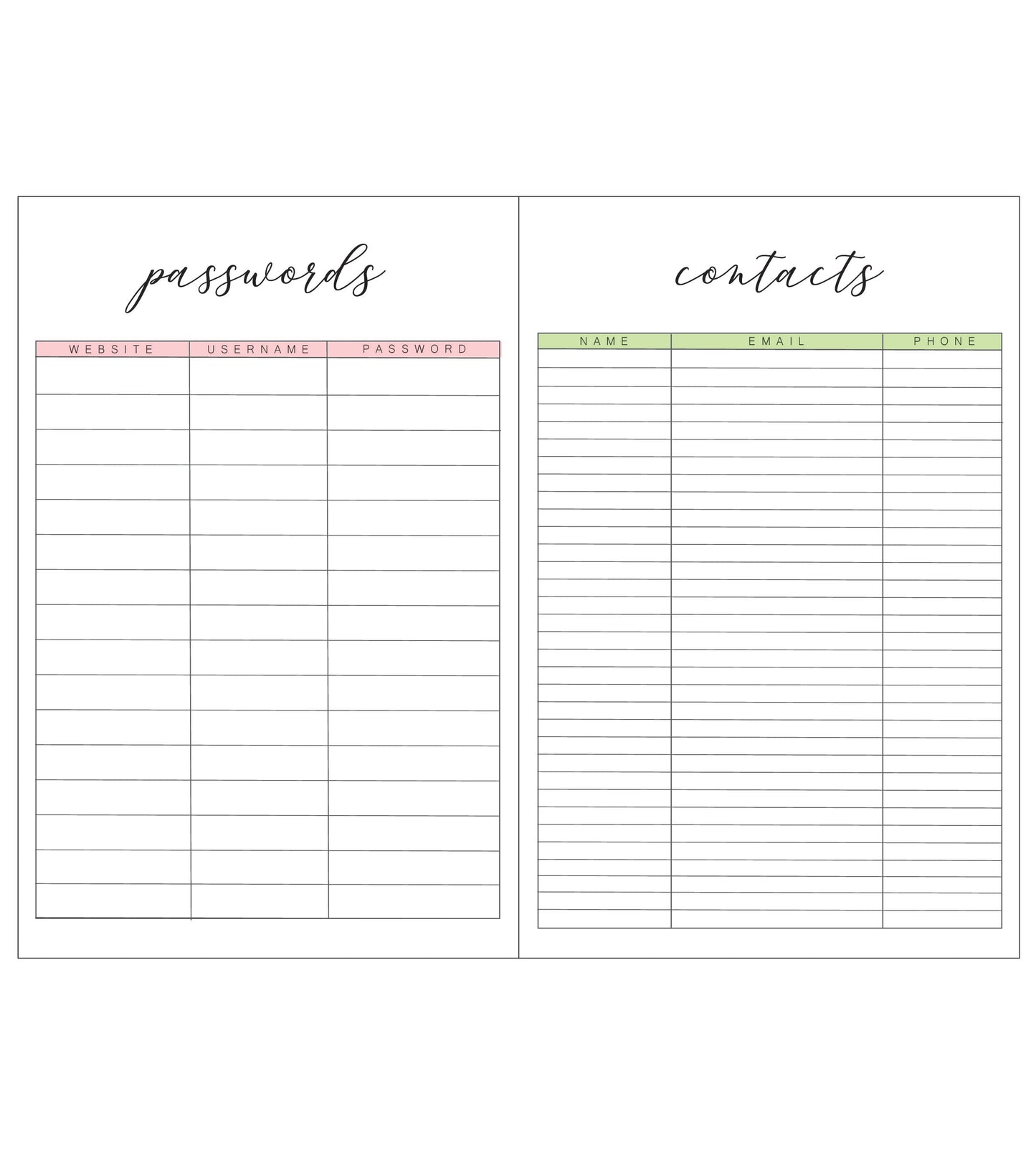 Printable Monthly/Weekly Academic Planner | Volume III