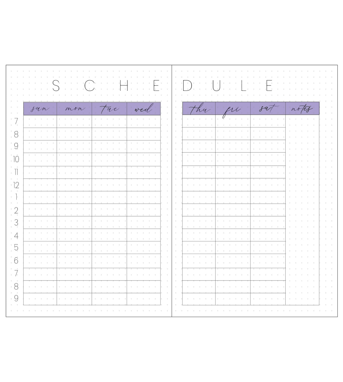 Printable Monthly/Weekly Academic Planner | Volume III